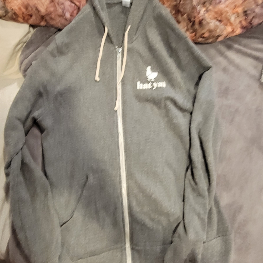 Grey Hooded Sweatshirt